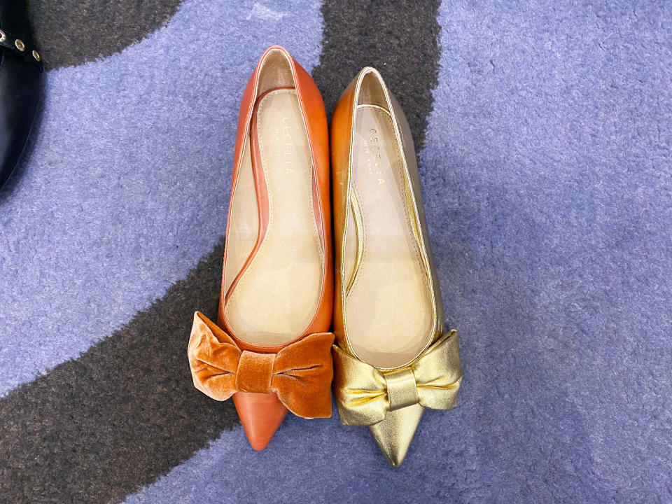 Cecelia New York fall 2024 flats kitten heels