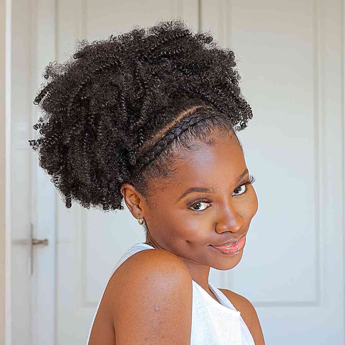 Natural Style for 4C Hair Types