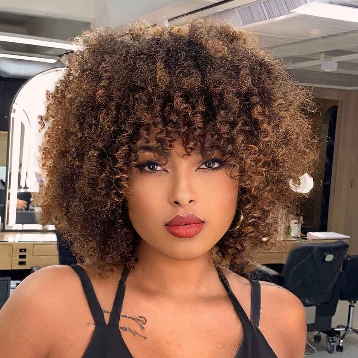 effortless and voluminous curls for naturally black hair
