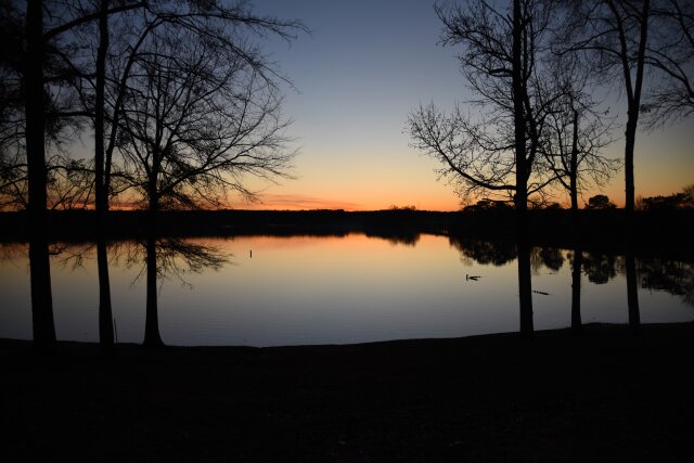 Spending 15 days camping on the shore of Lake Oconee. The sunsets were always wonderful to see.