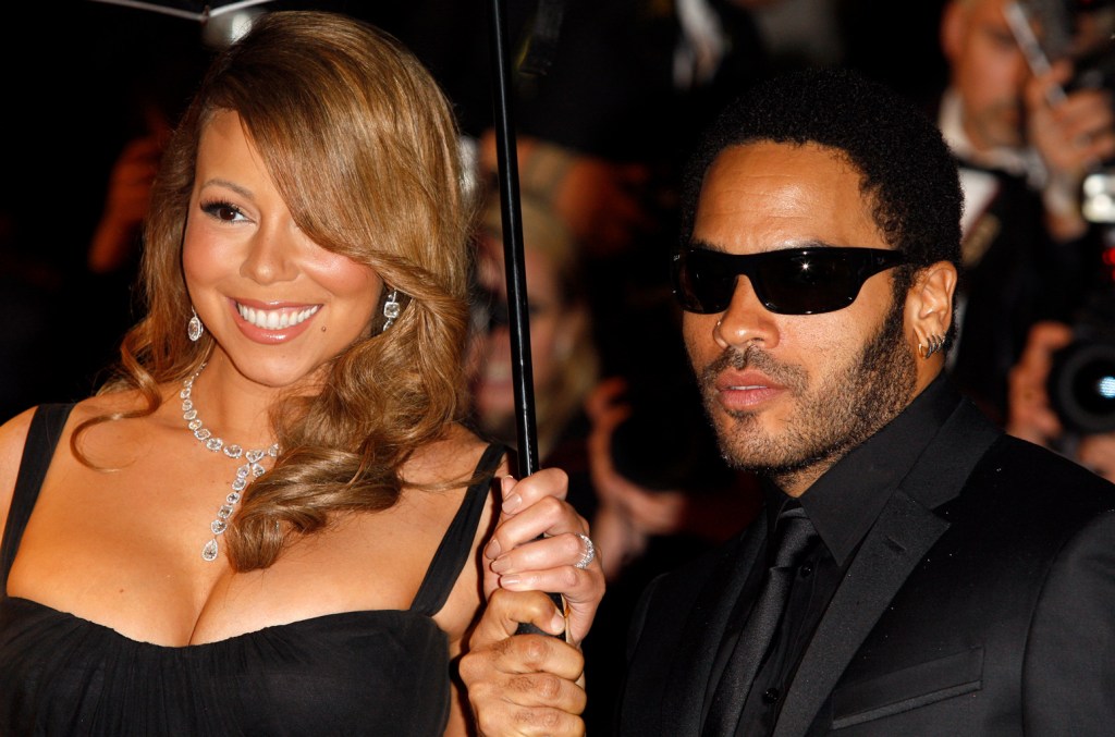 Mariah Carey and Lenny Kravitz