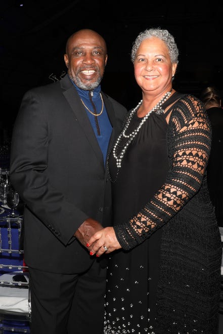 Supporters Donnell Truewell and his wife, Cynthia, of Palmetto, Florida, are looking forward to the evening's events including a live production by the WBTT. The Westcoast Black Theater Troupe’s 22nd Anniversary Gala was held on Saturday, December 4, 2021 at the Circus Arts Conservatory’s Sailor Circus Arena in Sarasota, Florida. The event titled “A Night at the Savoy” turned the arena into a replication of New York City’s famous Harlem public, no-discrimination ballroom, The Savoy, which was in operation from 1926 – 1958. WBTT uses funds for education, artist development and a mentoring program geared toward underserved young people.