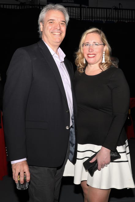 Rob Rominiecki escorts his wife, Jennifer, who sits at the helm of Selby Gardens. Equally thrilled to be in attendance, the Rominiecki duo are all smiles as they stop for a photo. The Westcoast Black Theatre Troupe’s 22nd Anniversary Gala was held on Saturday, December 4, 2021 at the Circus Arts Conservatory’s Sailor Circus Arena in Sarasota, Florida. The event titled “A Night at the Savoy” turned the arena into a replication of New York City’s famous Harlem public, no-discrimination ballroom, The Savoy, which was in operation from 1926 – 1958. WBTT uses funds for education, artist development and a mentoring program geared toward underserved young people.