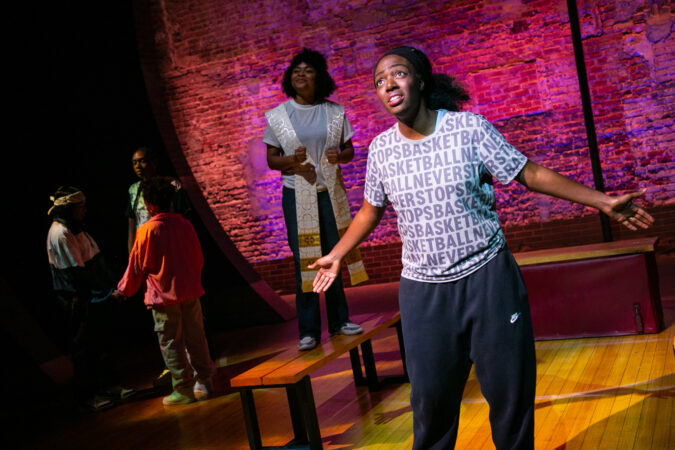 FLEX_Theatrical Outfit_Atlanta_Production Photos_2022_Kenisha Johnson, Whitney Nelson, Aminah Williams, India S. Tyree, and Hailey Elizabeth_HR