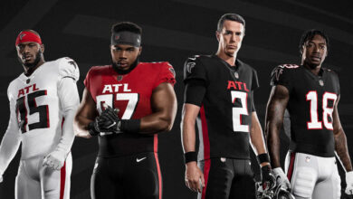 Back in black: A brief look at Atlanta Falcons uniforms throughout the decades