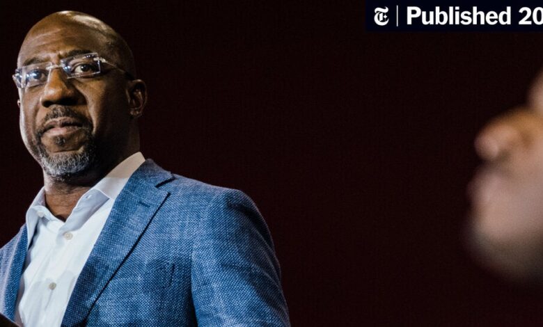 Senator Raphael Warnock Mixes Politics and Preaching on Campaign Trail