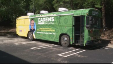 Caden Harris 11-year-old launches financial literacy bus