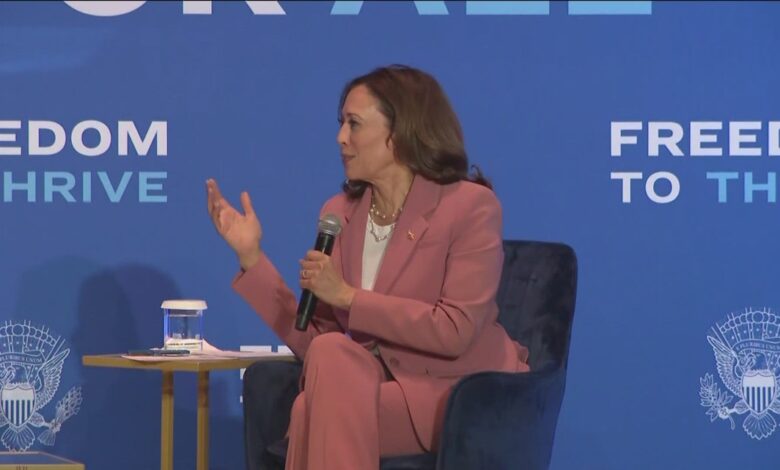 Vice President Kamala Harris holds economic discussion in Atlanta
