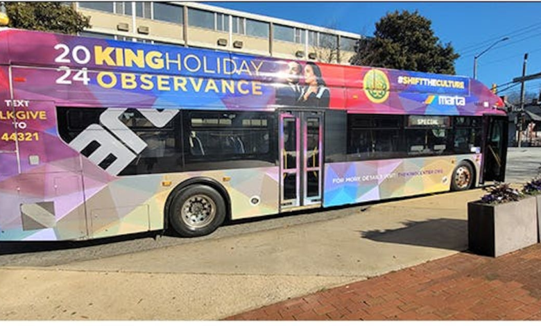 MARTA launches year-long celebration of Civil Rights leaders with bus honoring the King family