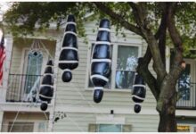Activists Remove Bizarre, Racist Halloween Decorations Depicting Black Bodies Hanging from Trees In Black Neighborhood
