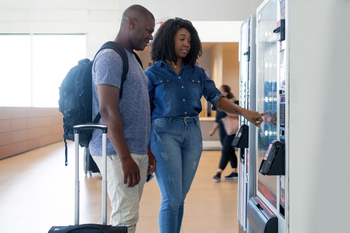 haircare, hair, vending machine, college, students, Black, women,