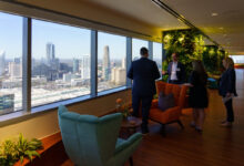 Salesforce previews top-floor Buckhead tower space for nonprofit events