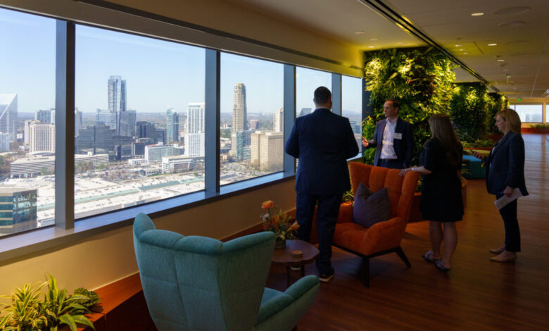 Salesforce previews top-floor Buckhead tower space for nonprofit events