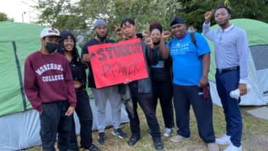 Atlanta HBCU students protest, sleep in tents for better campus conditions