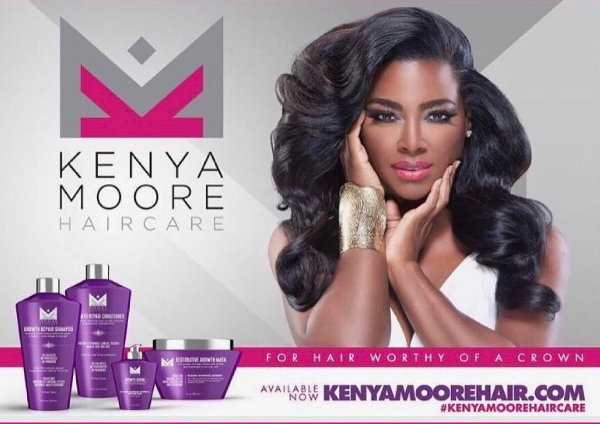 Kenya Moore Haircare Line Launches “For Hair Worthy of a Crown”
