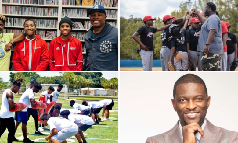Former pro athletes use sports to transform lives of young Black males – WABE