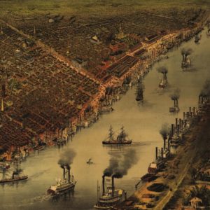 New Orleans, Mississippi River, 1800s