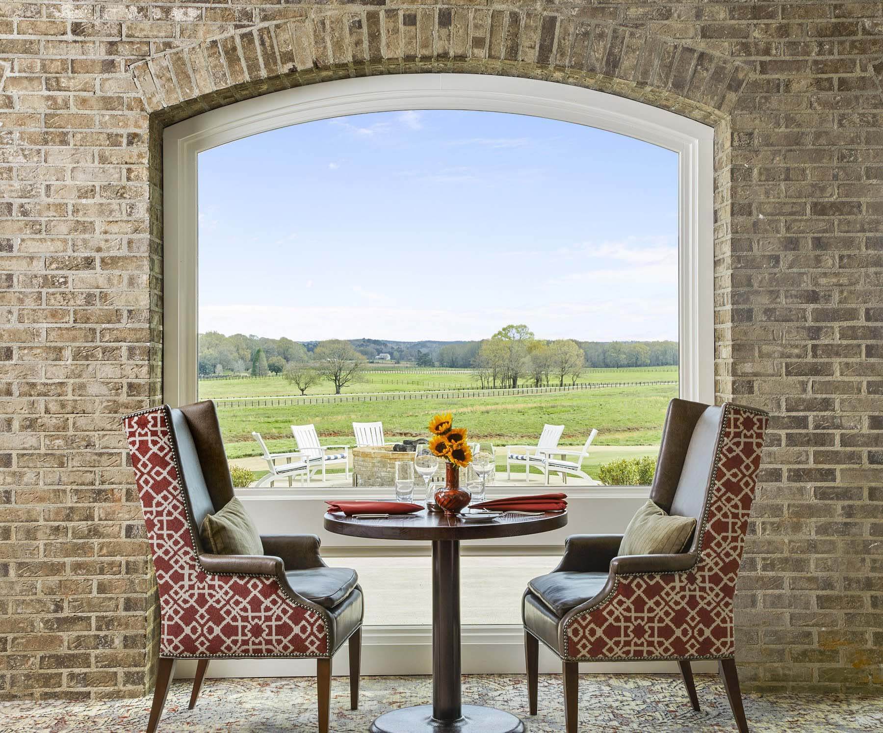 Arrington view at Pursell Farms — a great corporate and company retreat destination