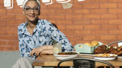 Top Chef Carla Hall at the Atlanta History Center Giving a Talk on Soul Food