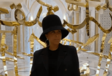 Marjorie Harvey Looks Luxurious in All-Black Vacation Outfit