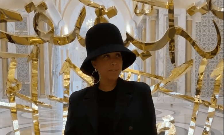 Marjorie Harvey Looks Luxurious in All-Black Vacation Outfit