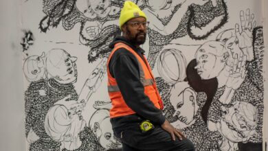 Atlanta Contemporary artist William Downs draws intricate stories in black and white – WABE