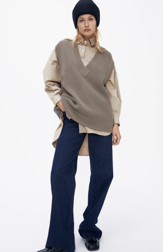 Zara + Knit Vest