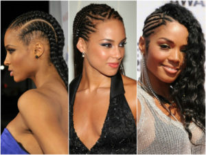 Black stars with cornrows 