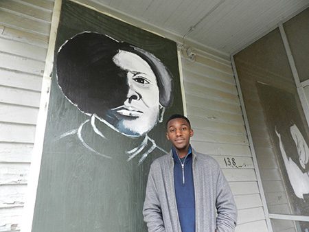 Xavier Carroll, Tougaloo student and art project