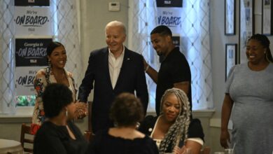 In Georgia, Biden’s coalition has frayed since his narrow win in 2020 : NPR