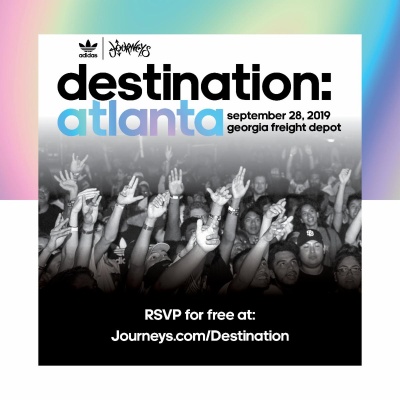 (BPRW) JOURNEYS TO HOST FREE CULTURAL AND MUSIC FESTIVAL “DESTINATION: ATLANTA” ON SEPTEMBER 28TH IN PARTNERSHIP WITH ADIDAS ORIGINALS | Press releases
