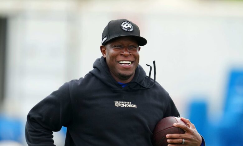 Atlanta Falcons’ Raheem Morris Becomes First Black Coach in Franchise History Atlanta Falcons’ Raheem Morris Becomes First Black Coach in Franchise History