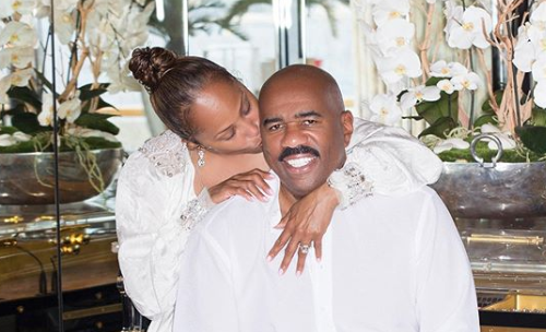 Steve Harvey’s Sexy Birthday Post to Marjorie Derails After Fans Zoom In on This 