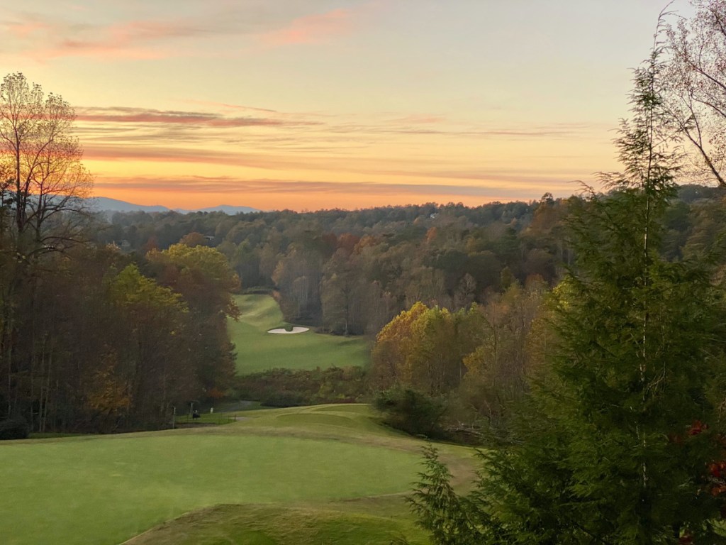 Sunset at the Brasstown Valley Resort & Spa