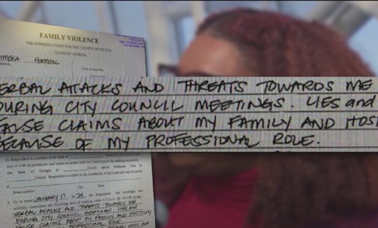 Restraining order filed against vocal city critic Restraining order filed against vocal city critic