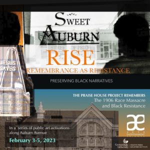 Public art series in Atlanta for Black History Month