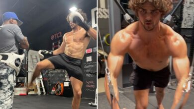 Noah Centineo Training For Black Adam Workout Videos