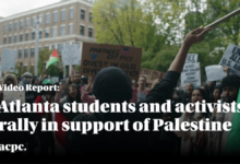 Atlanta students and activists rally in support of Palestine