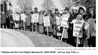 New exhibit “Atlanta and the Civil Rights Movement, 1944-1968” to run July 7 – Dec. 1 along Atlanta Beltline