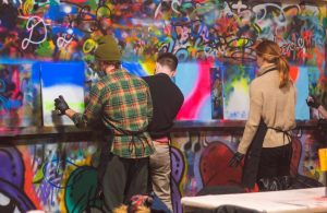 Spray paint and street art workshop in Atlanta