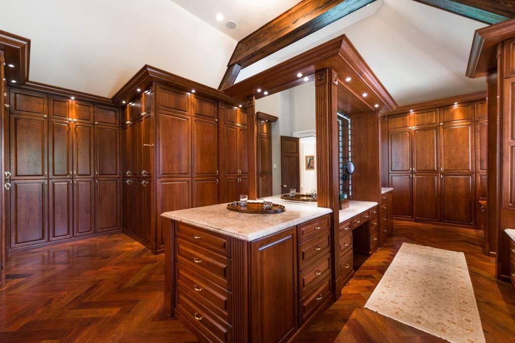  A massive walk-in closet is attached to the master suite