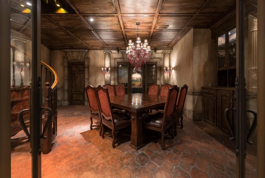  An underground ballroom lays beneath the 35,000 square-foot home