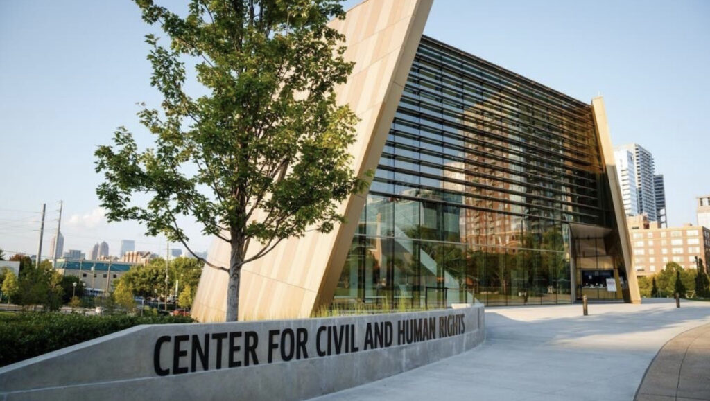 the exterior of the Center for Civil and Human Rights