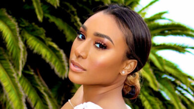 Noelle Robinson Wears a Black String Bikini, Gives Fitness Update