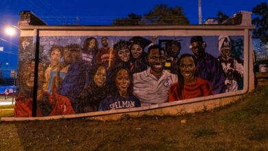 Falcons and Truist partner on mural for 404 Day