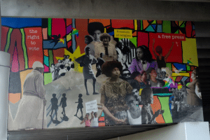 Mural at Freedom Park honoring Women of the Civil Rights Movement