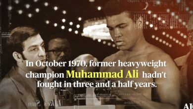 Muhammad Ali’s 1970 return to boxing