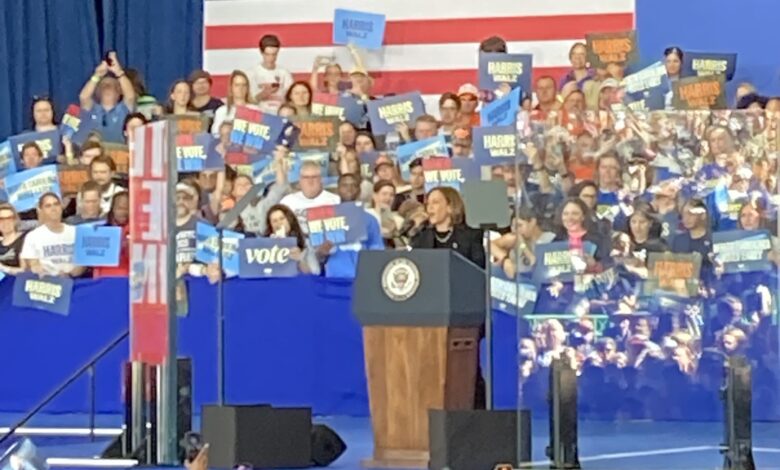 Harris campaigns in North Carolina ahead of Election Day