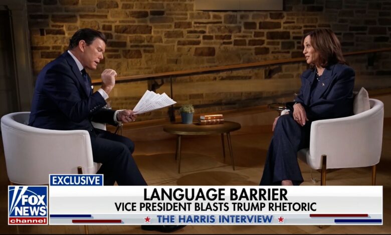 Vice President Harris targets Trump in FOX News interview Vice President Harris targets Trump in FOX News interview