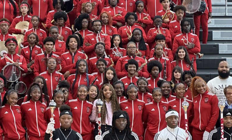 Jonesboro High School band receives K from Ebony Austin